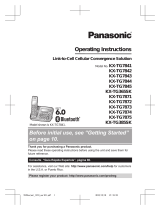 Panasonic KX-TG7843 User manual