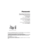 Panasonic KX-TG5673PK Operating instructions