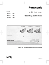 Panasonic NV RZ 15 B User manual