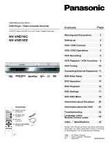 Panasonic NVVHD1EC User manual