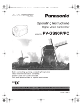Panasonic PV-GS90P User manual
