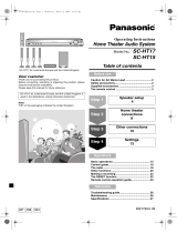 Panasonic SC-HT17 User manual