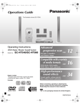 Panasonic SCHT540 User manual
