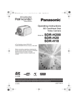 Panasonic SDR-H200 User manual