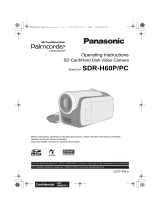 Panasonic SDR-H60P User manual
