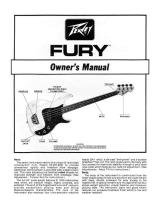 Peavey Fury Bass Guitar User manual