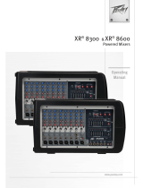 Peavey XR 8300 User manual