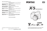 Pentax X X-5 User manual