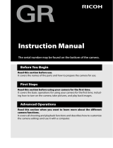 Ricoh GR User manual