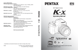 Pentax K Series K-x User manual