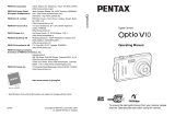 Pentax Optio V10 User manual