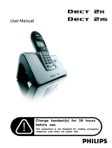 Philips DECT2112S/29 User manual