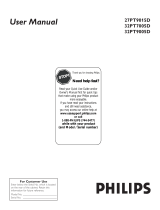 Philips 32PT9005D User manual