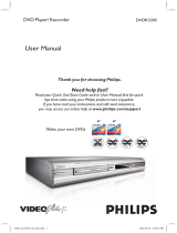 Philips DVDR3305/19 User manual