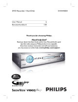 Philips DVDR9000H/10 User manual