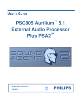 Philips PSC805 User manual