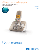 Philips XL395 User manual