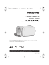 Panasonic SDR-S26P User manual