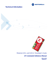 Motorola AT Commands G24-LC User manual