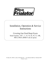Pitco Frialator PR14 User manual
