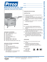 Pitco Frialator 34FF User manual