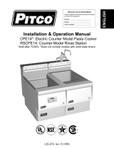 Pitco Frialator CPE14 Series User manual