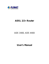 Planet ADE-3400 User manual