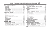 Pontiac 2008 Grand Prix User manual