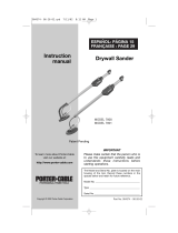 Porter-Cable 7801 User manual