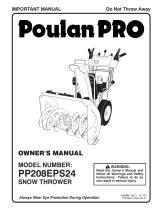 Poulan 96198002702 User manual