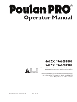 Poulan 540ZX User manual