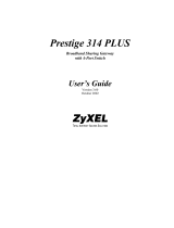 ZyXEL P-314Plus User manual