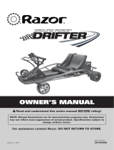 Razor Ground force Drifter 25143400 User manual