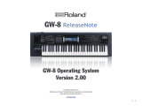 Roland GW-8 User manual