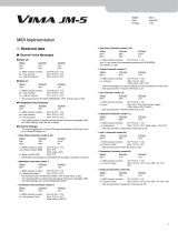 Roland VIMA JM-5 Owner's manual