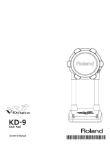 Roland V-Drums KD-9 User manual