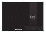 Roland LX-10 User manual