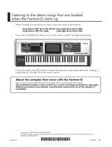 Roland Fantom-G6 User manual