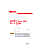 Toshiba A55-S179 User manual