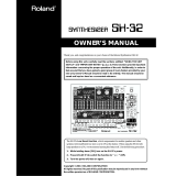 Roland SH-32 User manual