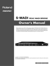 Roland S-MADI User manual