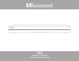 Russound CA4KT1 User manual