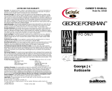 George Foreman GR82B User manual