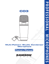 Samson C03 User manual