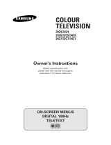 Samsung CS-34Z7HR User manual