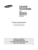 Samsung CS-34Z4HP User manual