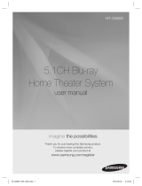 Samsung 5.1CH BLU-RAY HT-C6900W User manual