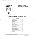 Samsung RS27FASW User manual