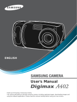 Samsung DIGIMAXA402 User manual