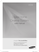 Samsung HT-X710 User manual